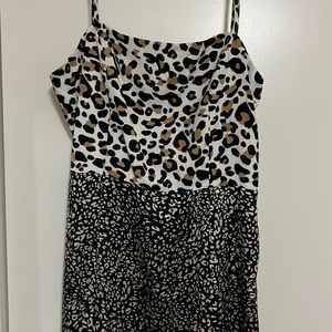 Leopard print dress